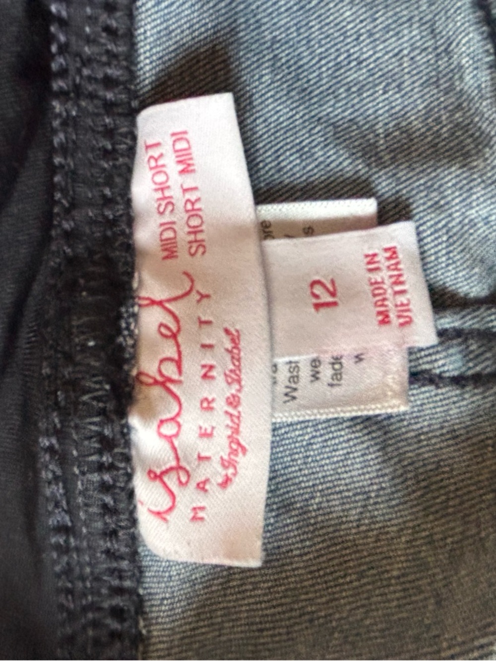 Isabel Maternity by Ingrid & Isabel Slim Straight Dark Blue Maternity Jeans - Picture 2 of 7